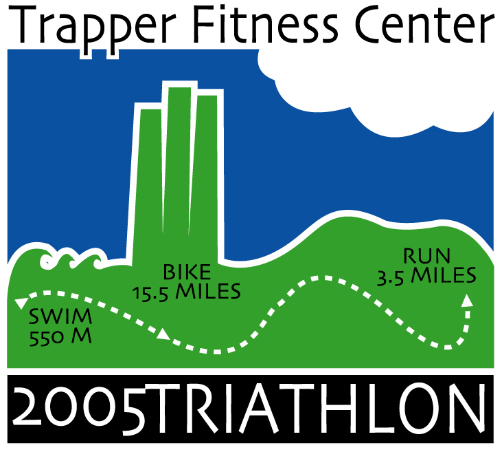 trapper triathlon T-shirt design